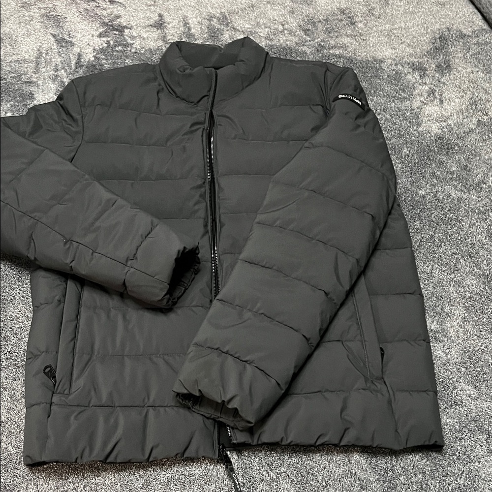 Calvin Klein Charcoal Puffer Jacket
